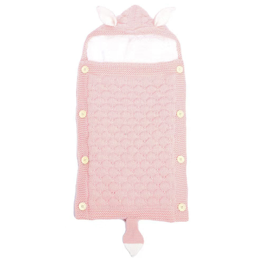 Spring Autumn Baby Knitted Rabbit Ear Sleep Sack